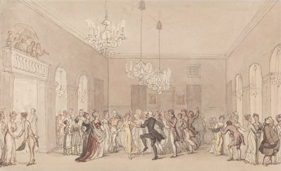 Ein Ball in Scarborough von Thomas Rowlandson