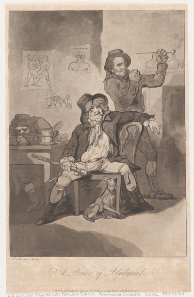 Ein Paar Gauner von Thomas Rowlandson