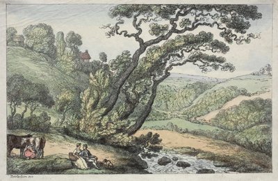Eine Aussicht in Cornwall von Thomas Rowlandson