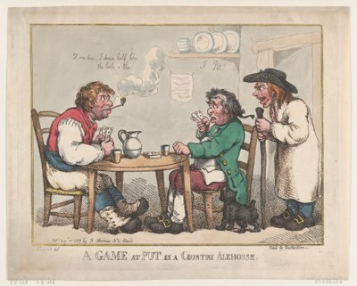Ein Spiel in einem Landgasthaus von Thomas Rowlandson