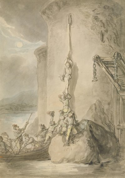 Ein militärisches Abenteuer, ca. 1794 von Thomas Rowlandson
