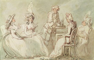 Eine Teegesellschaft von Thomas Rowlandson