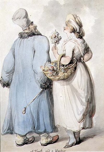 Ein Türke und ein Tatar von Thomas Rowlandson