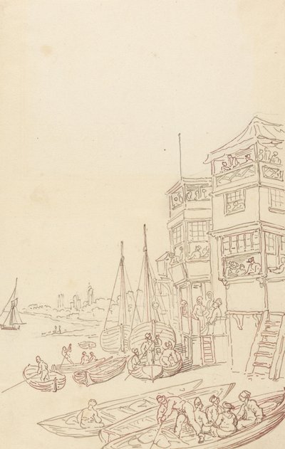 Albumzeichnung von Thomas Rowlandson