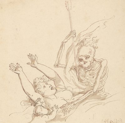 Albumzeichnung von Thomas Rowlandson