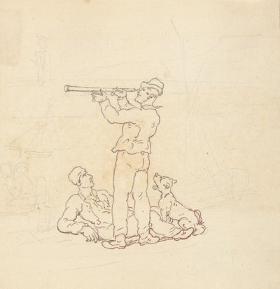Albumzeichnung von Thomas Rowlandson