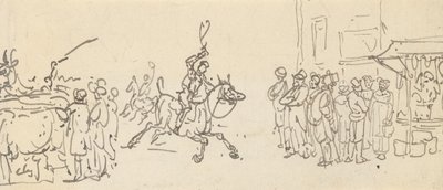 Albumzeichnung von Thomas Rowlandson