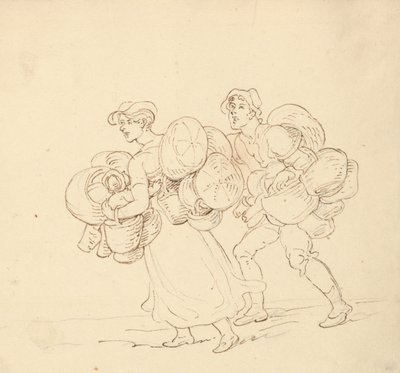 Albumzeichnung von Thomas Rowlandson