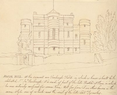 Albumzeichnung von Thomas Rowlandson