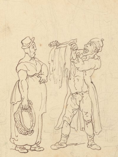 Albumzeichnung von Thomas Rowlandson
