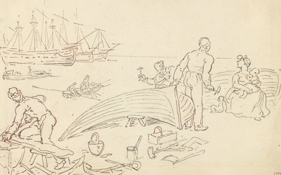 Albumzeichnung von Thomas Rowlandson