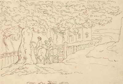 Albumzeichnung von Thomas Rowlandson
