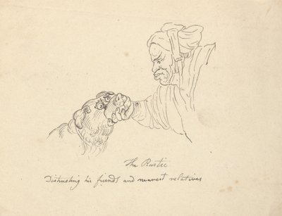 Albumzeichnung von Thomas Rowlandson