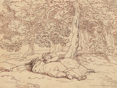 Albumzeichnung von Thomas Rowlandson