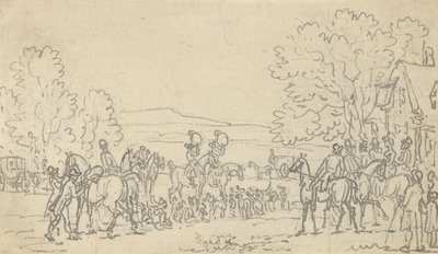 Albumzeichnung von Thomas Rowlandson