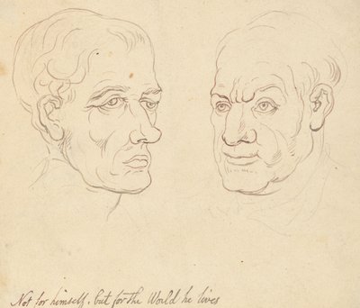 Albumzeichnung von Thomas Rowlandson