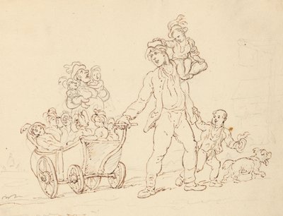 Albumzeichnung von Thomas Rowlandson