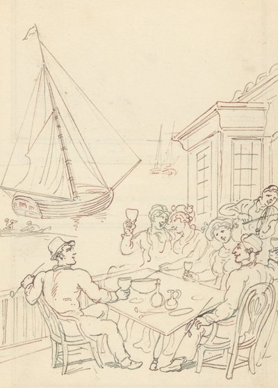 Albumzeichnung von Thomas Rowlandson