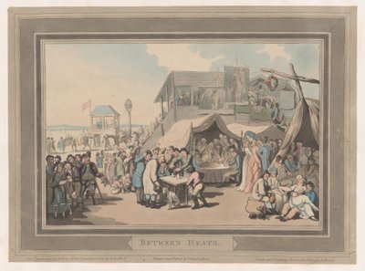 Zwischen den Läufen [Die Rennbahn], 1. Januar 1799 von Thomas Rowlandson