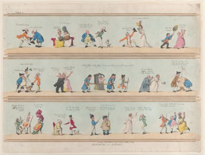Ränder für Räume, Platte 2 von Thomas Rowlandson