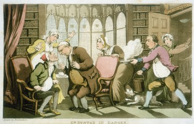 Dr. Syntax in Gefahr von Thomas Rowlandson