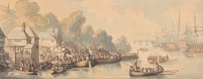 Einschiffung in Southampton, 20. Juni 1794 von Thomas Rowlandson