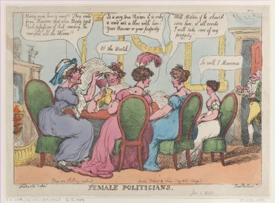 Politikerinnen, 1. Januar 1808 von Thomas Rowlandson