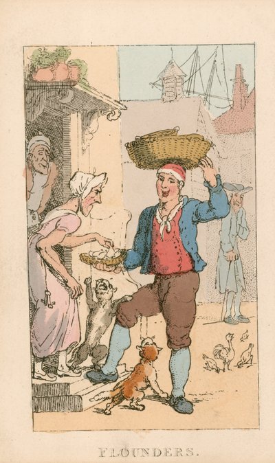 Flundern von Thomas Rowlandson