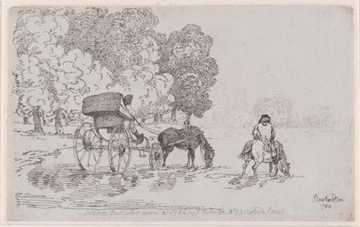Vier-Rad-Kutsche von Thomas Rowlandson