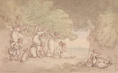 Obst- und Nussernte von Thomas Rowlandson