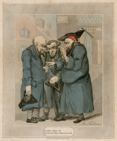 Geld holen immer noch von Thomas Rowlandson