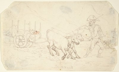 Krank nach hinten gehen von Thomas Rowlandson