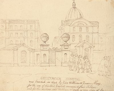 Greenwich Hospital von Thomas Rowlandson