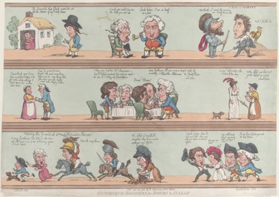 Groteske Ränder für Räume und Hallen, [20. November 1800], Nachdruck von Thomas Rowlandson