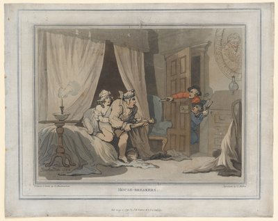 Hausbrecher, Druck von Thomas Molten, 1791 von Thomas Rowlandson