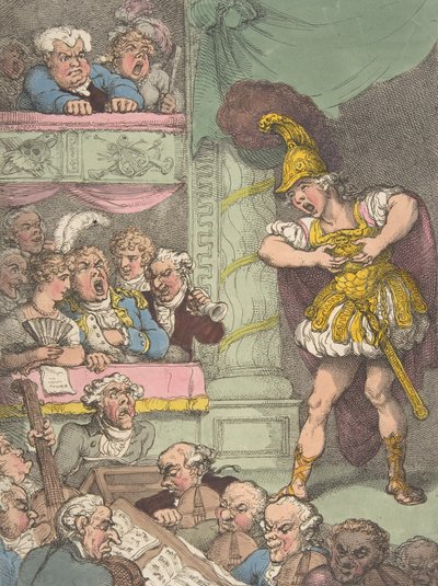 John Bull in der italienischen Oper von Thomas Rowlandson