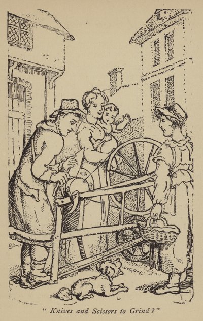 Messer und Scheren zum Schleifen? von Thomas Rowlandson