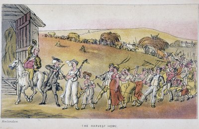 Der Doktor mit Bauern auf dem Erntefest - in „Doctor Syntax