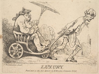 Luxus, [1781] neu aufgelegt 1786-95 von Thomas Rowlandson