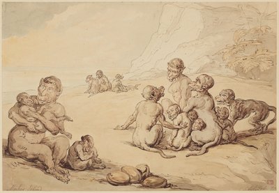 Affeninsel von Thomas Rowlandson