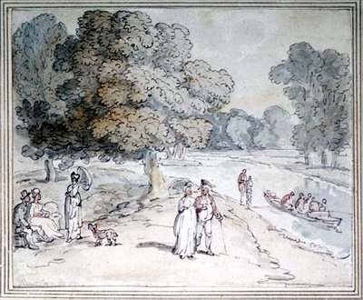 Auf der Themse von Thomas Rowlandson