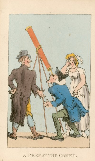 Blick auf den Kometen von Thomas Rowlandson