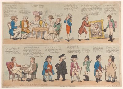 Bilder des Vorurteils von Thomas Rowlandson