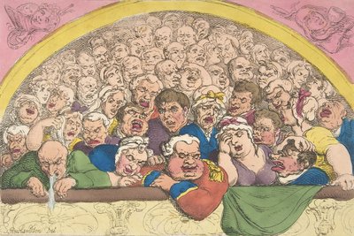 Taubenloch. Ein Klostergarten-Trick, um die Götter einzusperren, 20. Februar 1811 von Thomas Rowlandson
