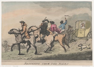 Rückkehr von den Rennen, 1. Dezember 1791 von Thomas Rowlandson