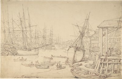 Werft, Greenwich von Thomas Rowlandson