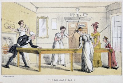 Der Billardtisch in „Doctor Syntax