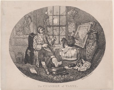 Die Kammer des Geschmacks, ca. 1785 von Thomas Rowlandson