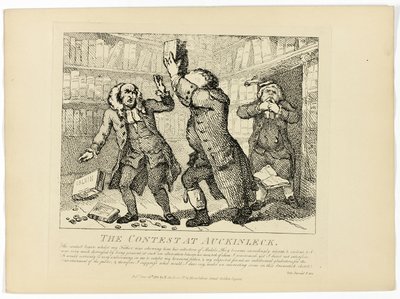 Der Wettstreit in Auckinleck, aus Boswells Reise durch die Hebriden von Thomas Rowlandson