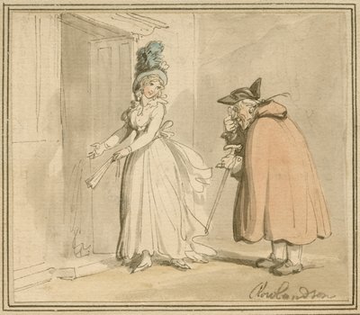 Die Kurtisane von Thomas Rowlandson